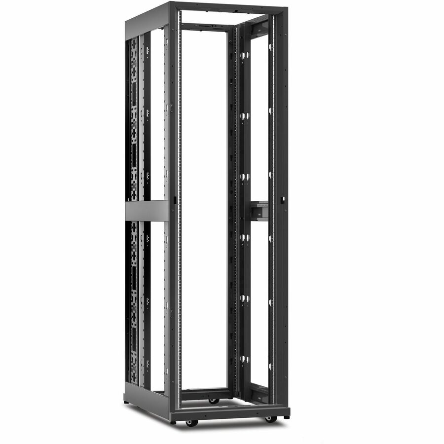 NETSHELTER AV 42U 600MM WIDE X 825MM DEEP ENCLOSURE 10-32 THREADED RAILS NO SIDE
