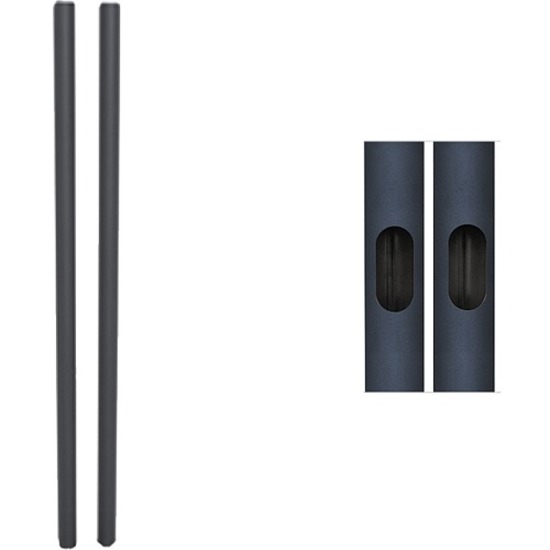 72 IN. BLACK REPLACEMENT POLES CUT IN HA