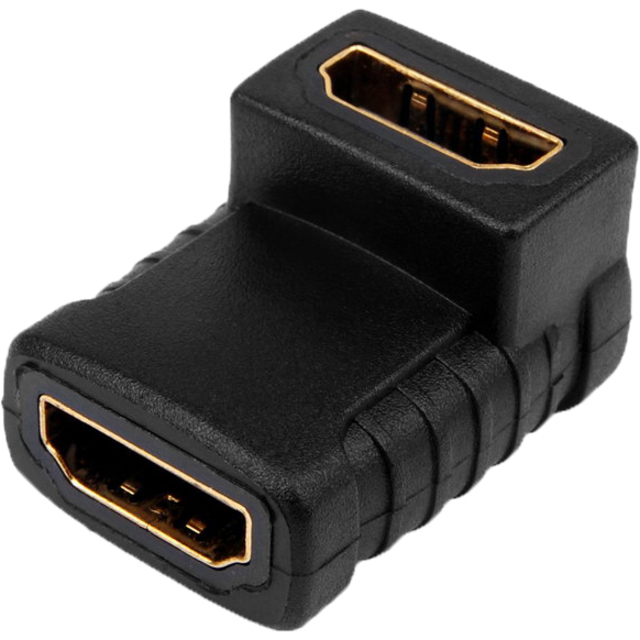 4XEM 4XHDMIFF90 HDMI Female-to-Female Port Saver | 90 Degree