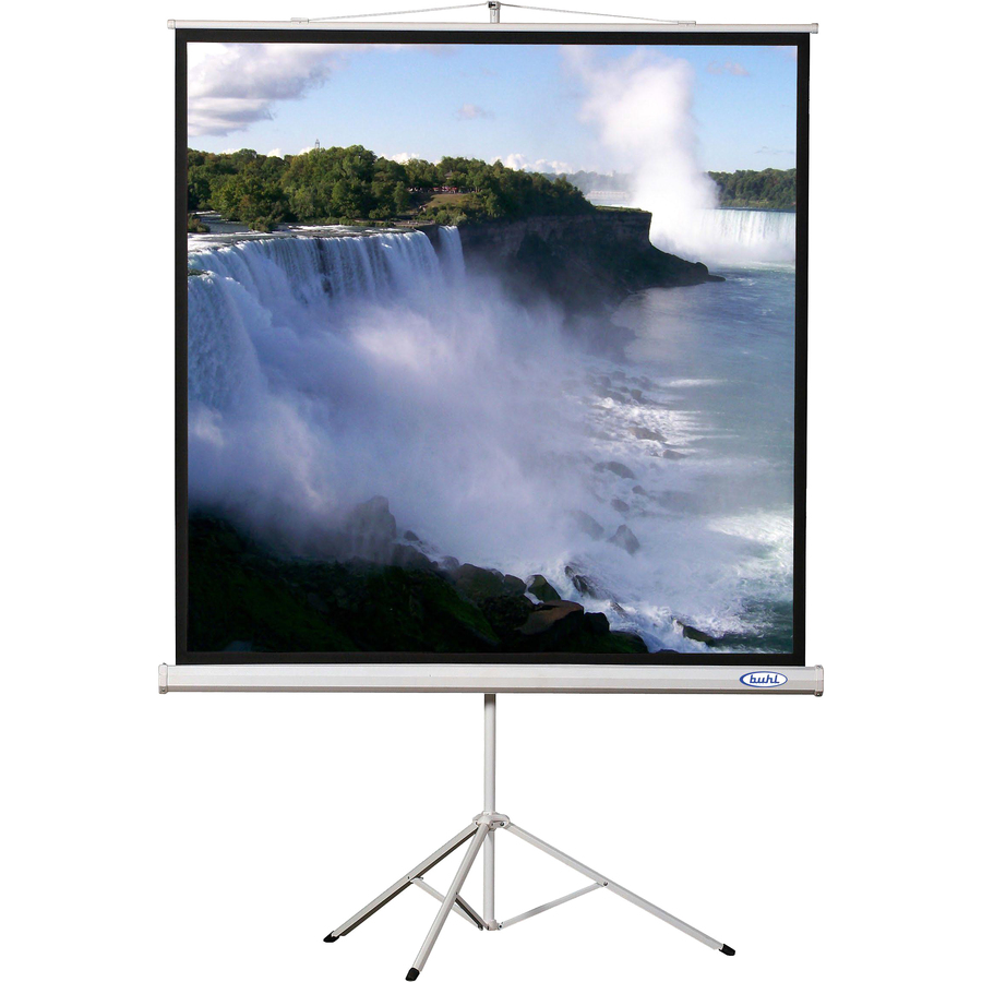 71 INCH DIAGONAL. (50X50) TRIPOD PROJECTOR SCREEN, SQUARE FORMAT, MATTE WHITE FA