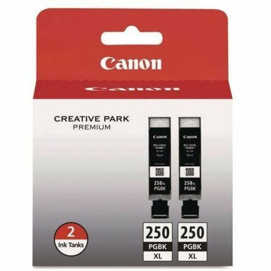 PGI-250 XL PIGMENT BLACK INK TANKS