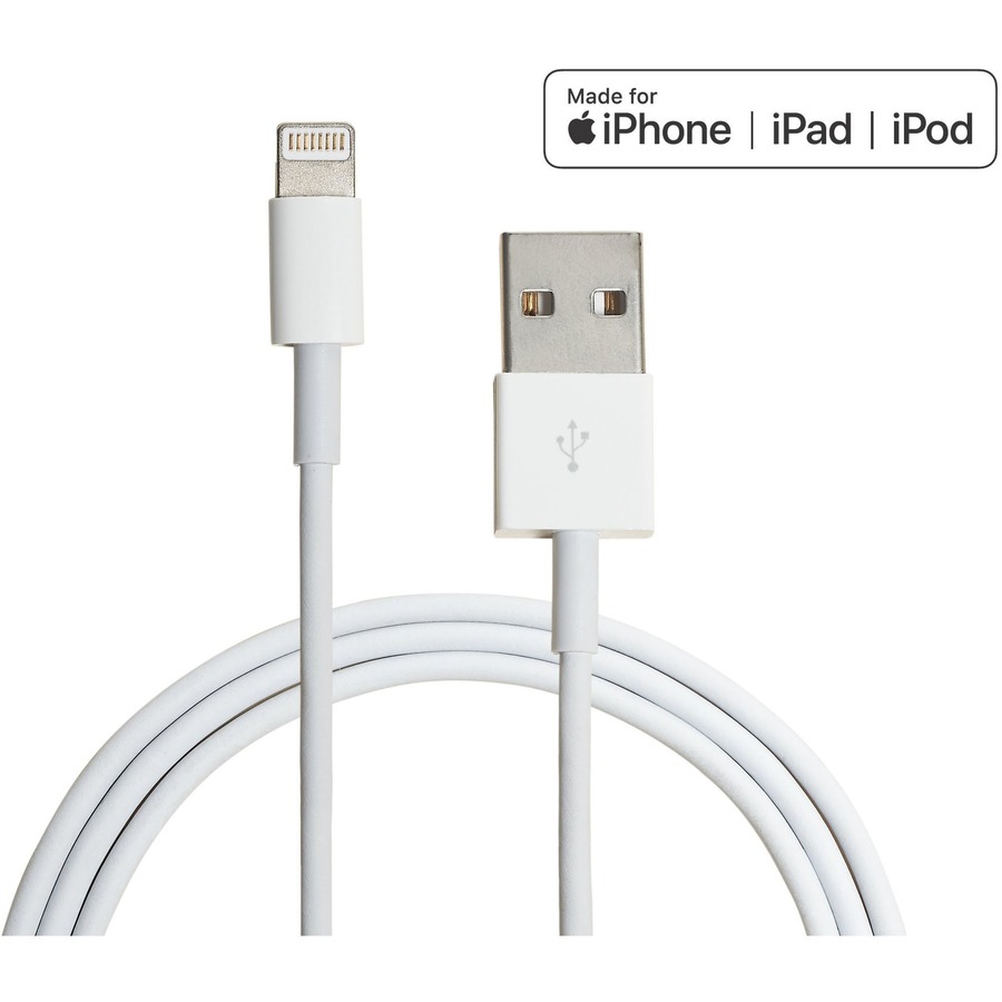 4xem 10ft Lightning 8pin Cable Ipad Iphone 7 8 Xr Xs 11 12 White