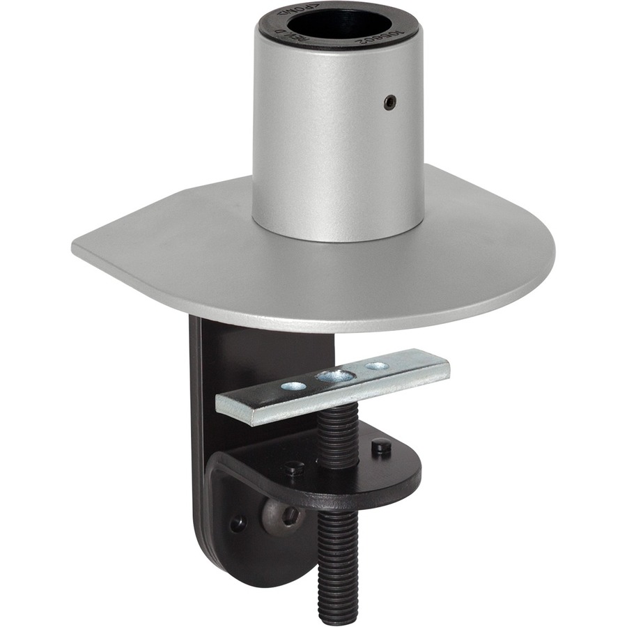 VERSATILE MOUNT WITH 6 OPTIONS-DESK CLAMP, THRU-DESK, GROMMET, WALL, REVERSE WAL