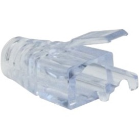 EZ-RJ45 CAT5E STRAIN RELIEF, (CLEAR). 50/CLAMSHELL.