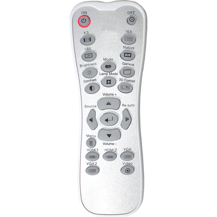 HD25-LV/HD25/HD25E/HD131XW,REMOTE CONTROL WITH BACKLIGHT