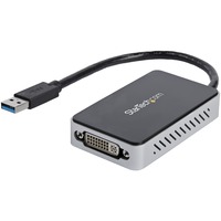STARTECH USB 3.0 to DVI External Video Card Multi Monitor Adapter with 1-Port USB Hub - 1920x1200 - 1920 x 1200 - DVI (USB32DVIEH)