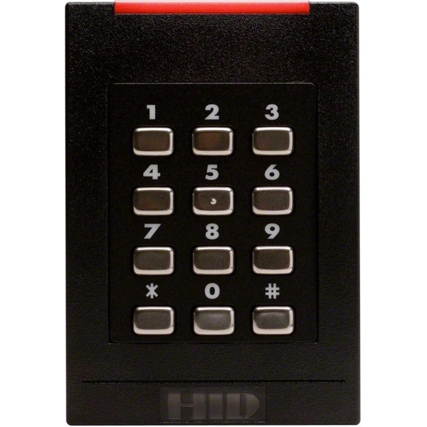 RDR, RK40, ICLASS, SE REV E, KPD, NO PROX, STD, WIEGAND, PIG, BLK, STD 1 SECURIT
