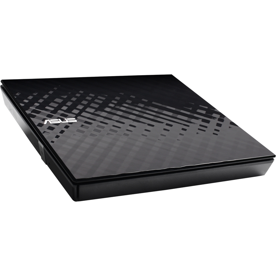 ASUS (SDRW-08D2S-U) - Graveur DVD externe mince 8x | USB 2.0 | logiciel Cyberlink inclus | (emballage de détail) | noir
