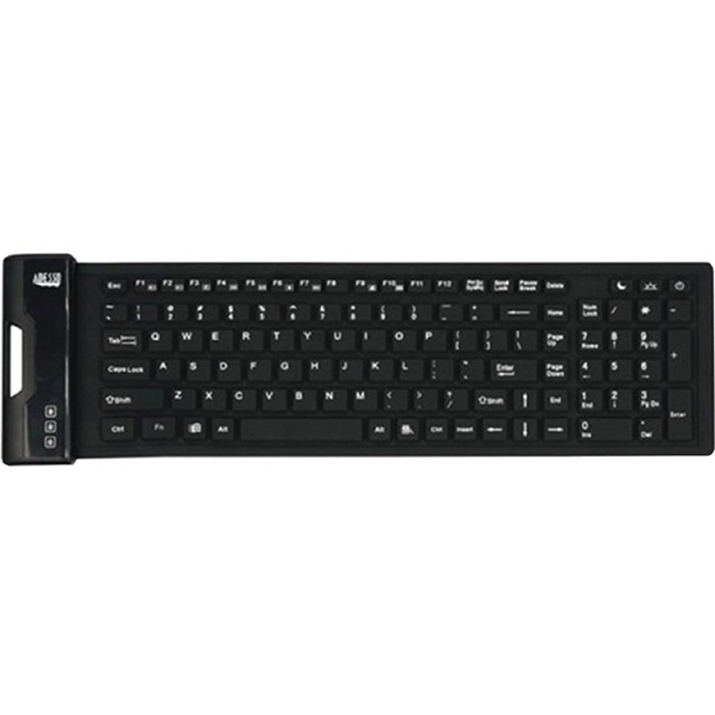 SLIMTOUCH 222 ANTIMICROBIAL WATERPROOF FLEX KEYBOARD (COMPACT SIZE)
