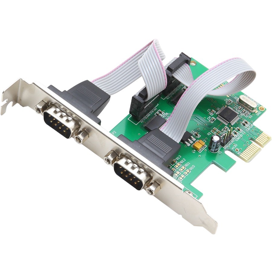 PCIE 2X PORT SERIAL DB9 CARD, WCH CH382