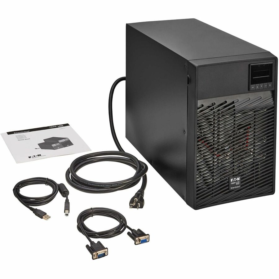 Tripp Lite series SmartOnline SU2200XLCD 1960VA Tower UPS - Tower - 3 Hour Recharge - 10.40 Minute Stand-by - 120 V AC Input - 100 V AC, 110 V AC, 120 V AC Output - Single Phase - Pure Sine Wave - Serial Port - USB - LCD Display - 6 x NEMA 5-20R, 1 x NEMA