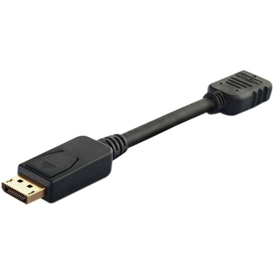 4xem 10in Displayport Male to Hdmi Female Adapter Converter White