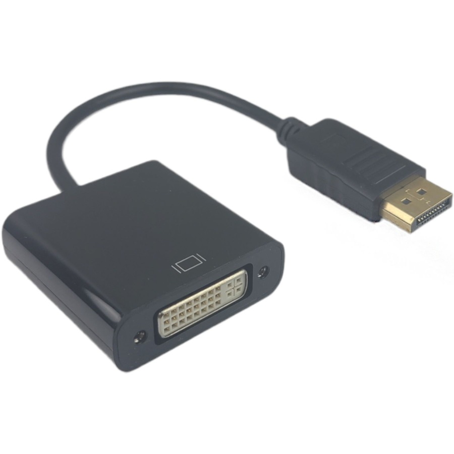 4xem 10in Displayport Male to Dvi Female Adapter Converter White
