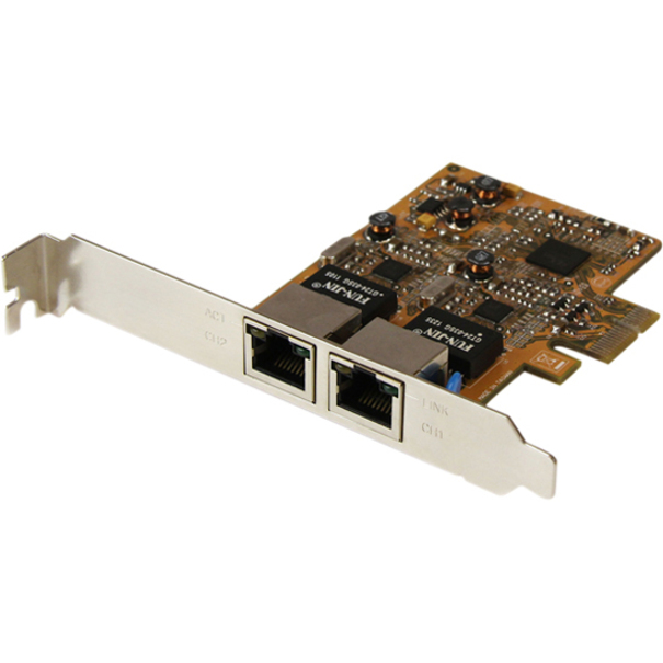 Carte adaptateur réseau pour serveur PCI Express Gigabit double port STARTECH (ST1000SPEXD3)