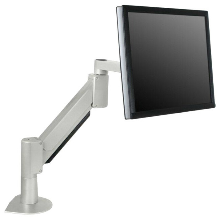 HEAVY-DUTY MONITOR ARM WITH 1500N CYLINDER SUPPORTS UP TO 35 LBS. INCLUDES REINF