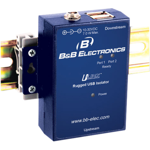 USB TO USB 2 PORT ISOLATOR / HUB - 4KV,