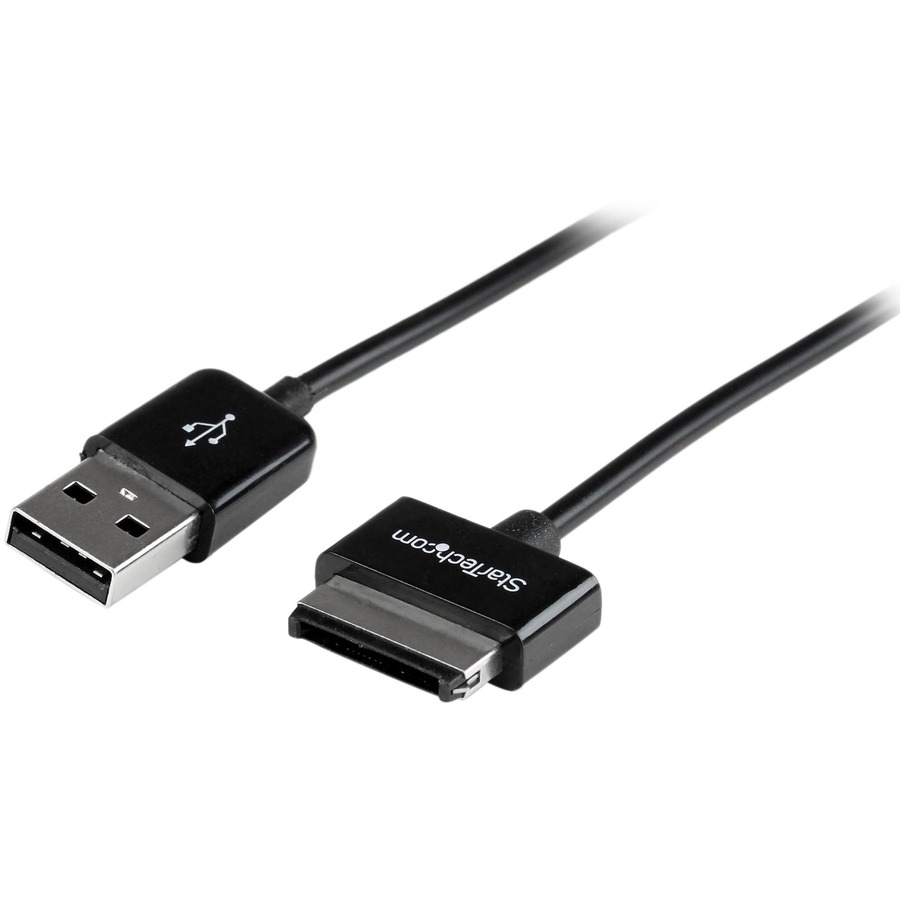 StarTech (USB2ASDC3M) - Câble USB pour Transformer Pad / Eee Pad Transformer / Slider de ASUS - USB/propriétaire pour tablette PC - 9,8 pi - 1 x USB mâle type A - 1 x connecteur propriétaire mâle - Noir