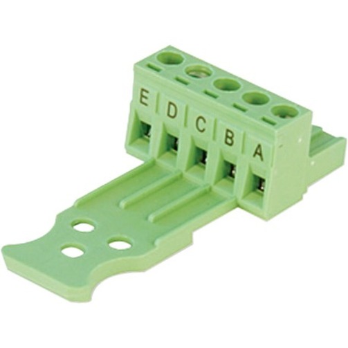 5 POS TERM BLOCK 508MM WITH STRAIN RELI