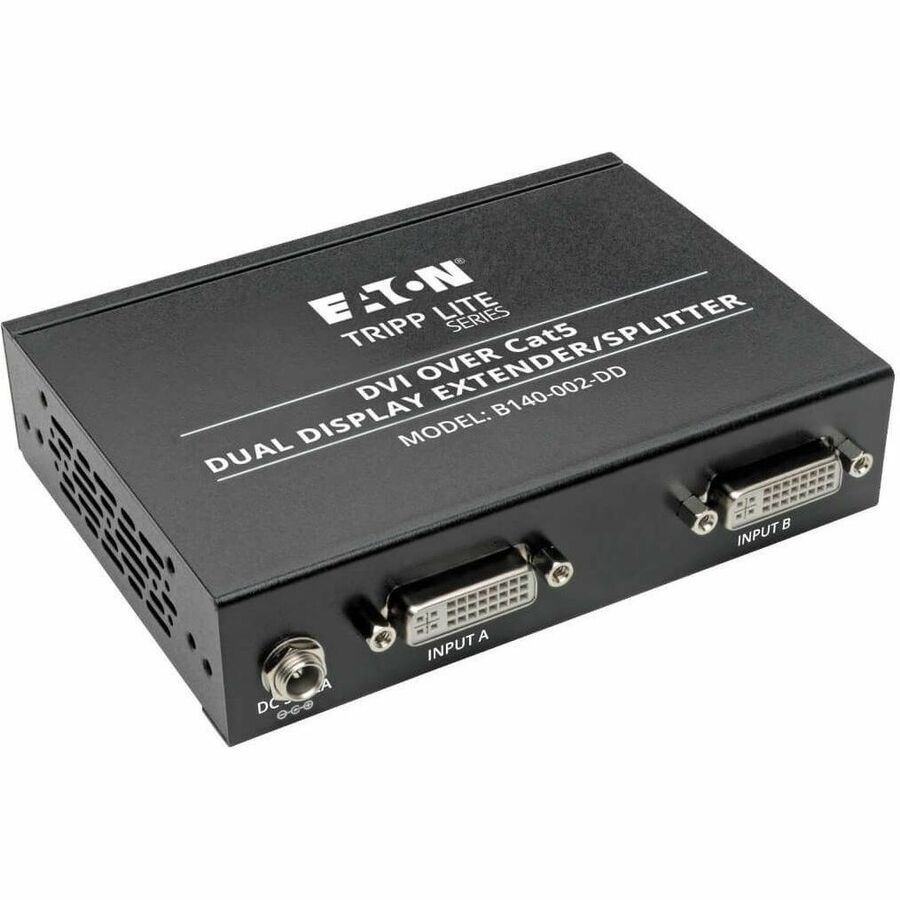 2-Port Dvi Over CAT5/6 Splitter/Extender, Box-Style Transmitter for Video, Dual-Display Dvi-D, 200 Ft. (60 M), Taa