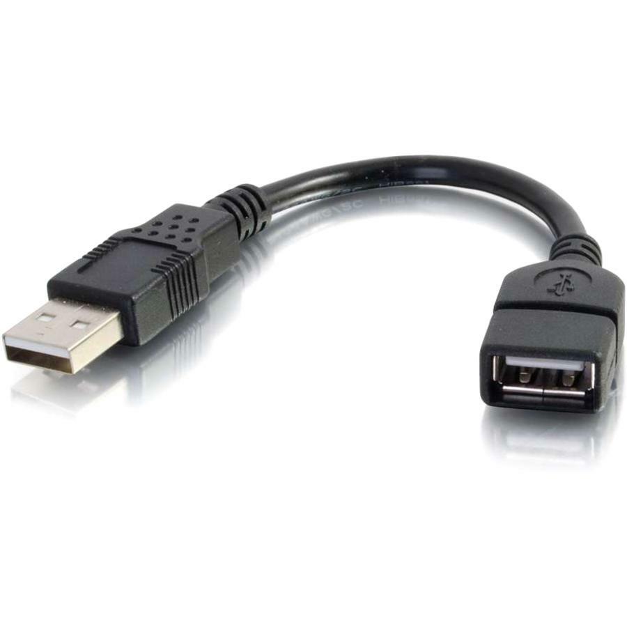 6in USB 2.0 A male to female E