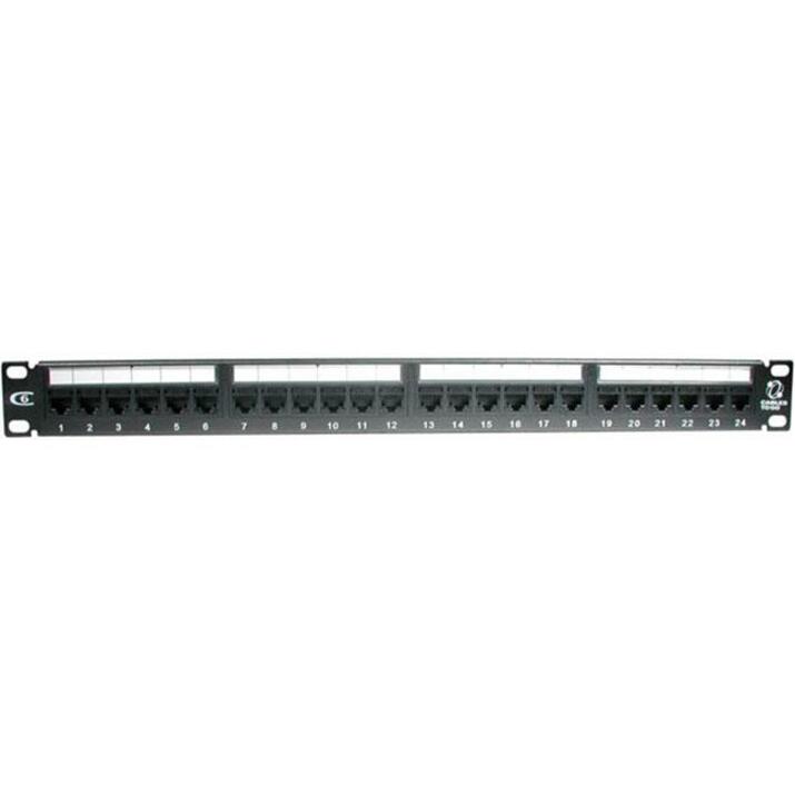 Cables To Go 24 Port CAT6 Patch Panel - 24 x RJ-45 (37050)