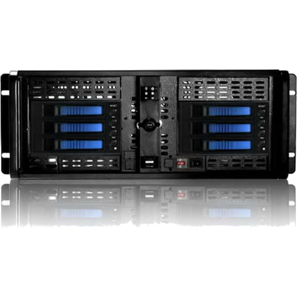 ISTARUSA KIT- 4U IPC CASE 3.5 6XHOTSWAP (NFD) WITH BPU-230SATA-BLUE