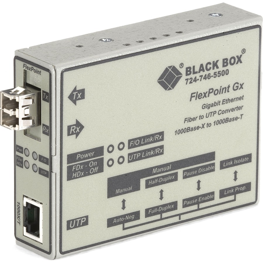 GIGABIT ETHERNET (1000-MBPS) MEDIA CONVERTER - 1000-MBPS COPPER TO 1000-MBPS MUL
