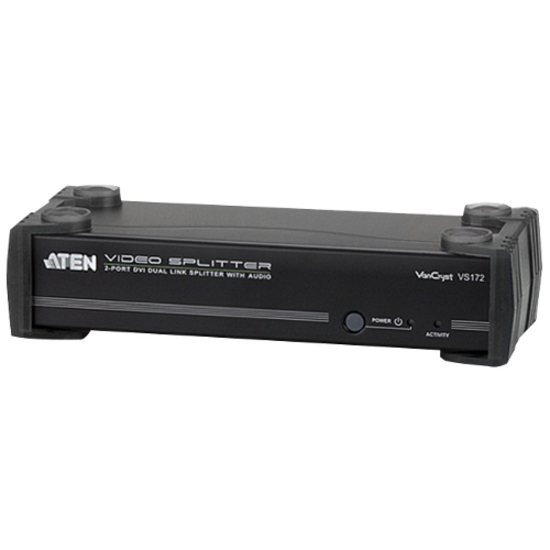 2PORT DVI DUAL LINK SPLITTER + AUDIO/RS2