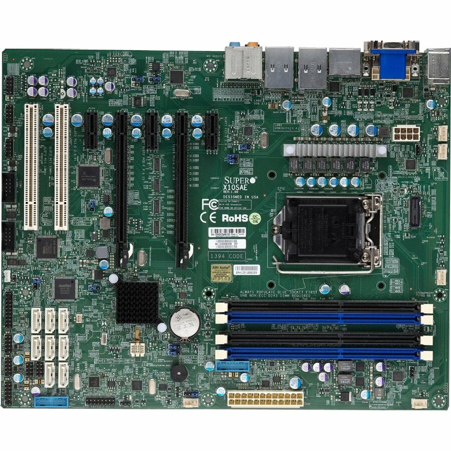 Carte mère serveur Supermicro MBD-X10SAE - Processeur Intel Xeon E3-1200 v3 - Dual Socket LGA-1150 - Retail Box - ATX