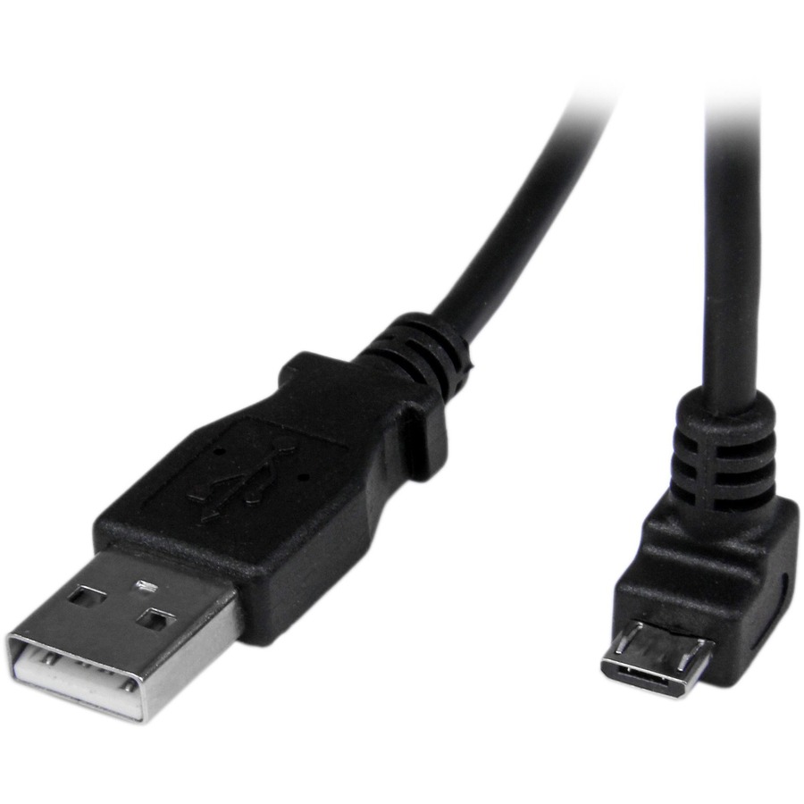 2m Down Angle Micro USB Cable