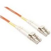 1 METER LC-LC OM1 1GIG FIBER OPTIC CABLE, ORANGE, OFNR, 62.5/125 FIBER, MULTIMOD