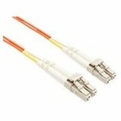 2 METER LC-LC OM1 1GIG FIBER OPTIC CABLE, ORANGE, OFNR, 62.5/125 FIBER, MULTIMOD