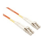 25 METER LC-LC OM1 1GIG FIBER OPTIC CABLE, ORANGE, OFNR, 62.5/125 FIBER, MULTIMO