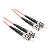 6 METER ST-ST OM1 1GIG FIBER OPTIC CABLE, ORANGE, OFNR, 62.5/125 FIBER, MULTIMOD
