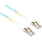 15 METER LC-LC OM3 10GIG FIBER OPTIC CABLE, AQUA, OFNR, 50/125 FIBER, MULTIMODE