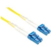10 METER LC-LC SINGLEMODE FIBER OPTIC CABLE, YELLOW, OFNR, 9/125 FIBER, SINGLE-M