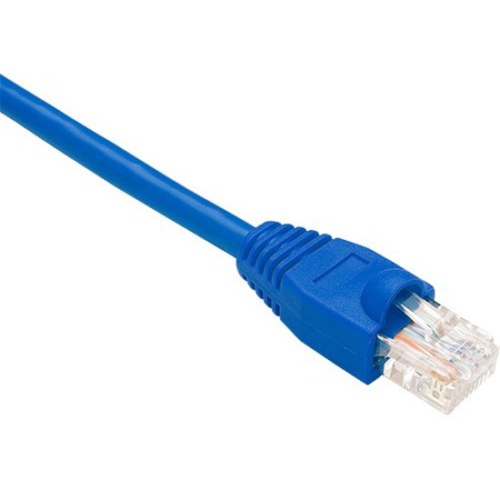 UNC CAT6 PATCH CABLE, 02 FT BLUE WITH BOOTED. HIGH-PERFORMANCE CAT6 ETHERNET CAB