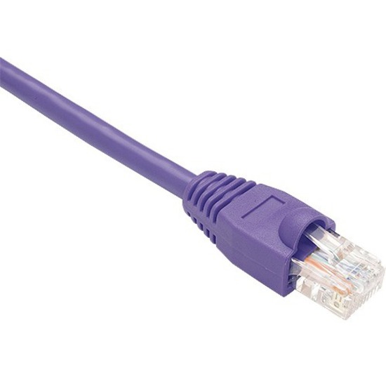 UNC CAT6 PATCH CABLE, 05 FT PURPLE WITH BOOTED. HIGH-PERFORMANCE CAT6 ETHERNET C