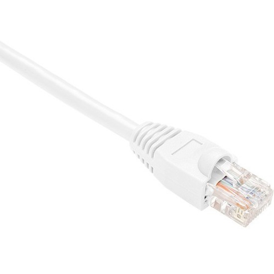 UNC CAT6 PATCH CABLE, 01 FT WHITE WITH BOOTED. HIGH-PERFORMANCE CAT6 ETHERNET CA