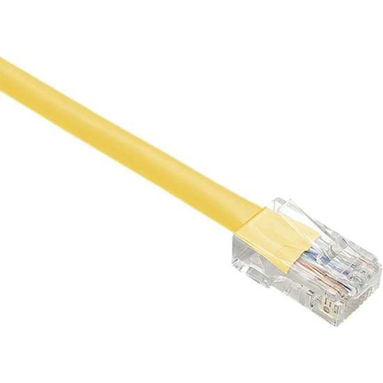 UNC CAT6 PATCH CABLE, 01 FT YELLOW. HIGH-PERFORMANCE CAT6 ETHERNET CABLE DESIGNE