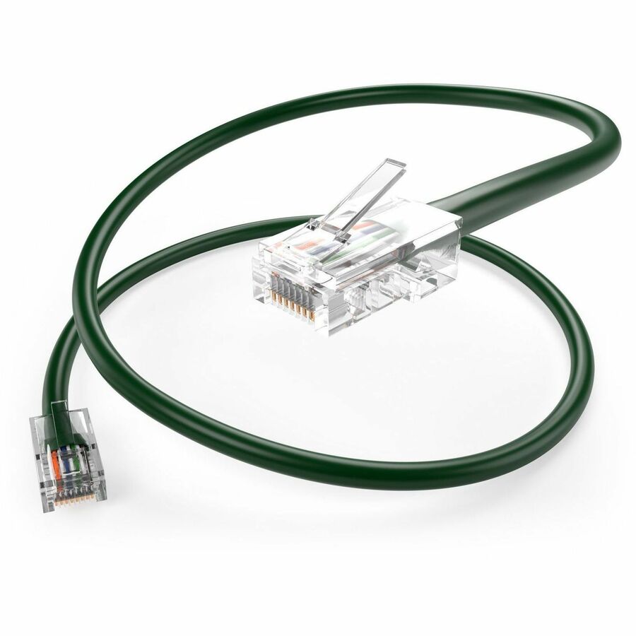 100FT CAT5E NON-BOOTED UNSHIELDED (UTP) ETHERNET NETWORK PATCH CABLE GREEN, 100