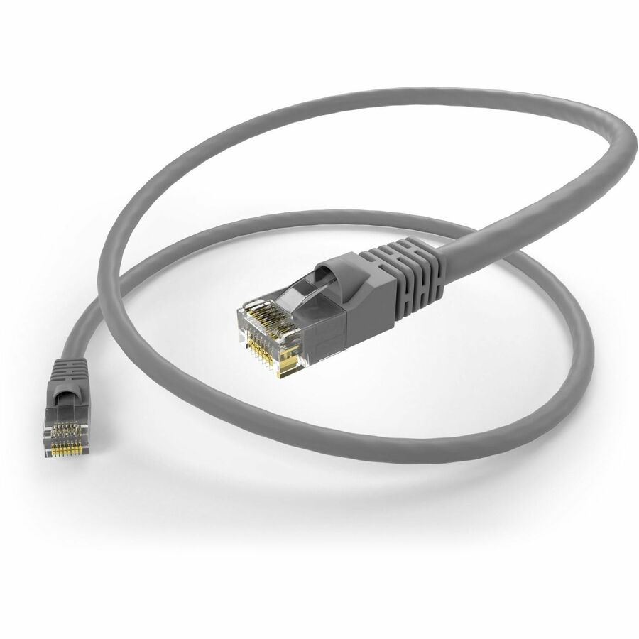 UNC GROUP 7FT CAT5E SNAGLESS UNSHIELDED (UTP) ETHERNET NETWORK PATCH CABLE GRAY