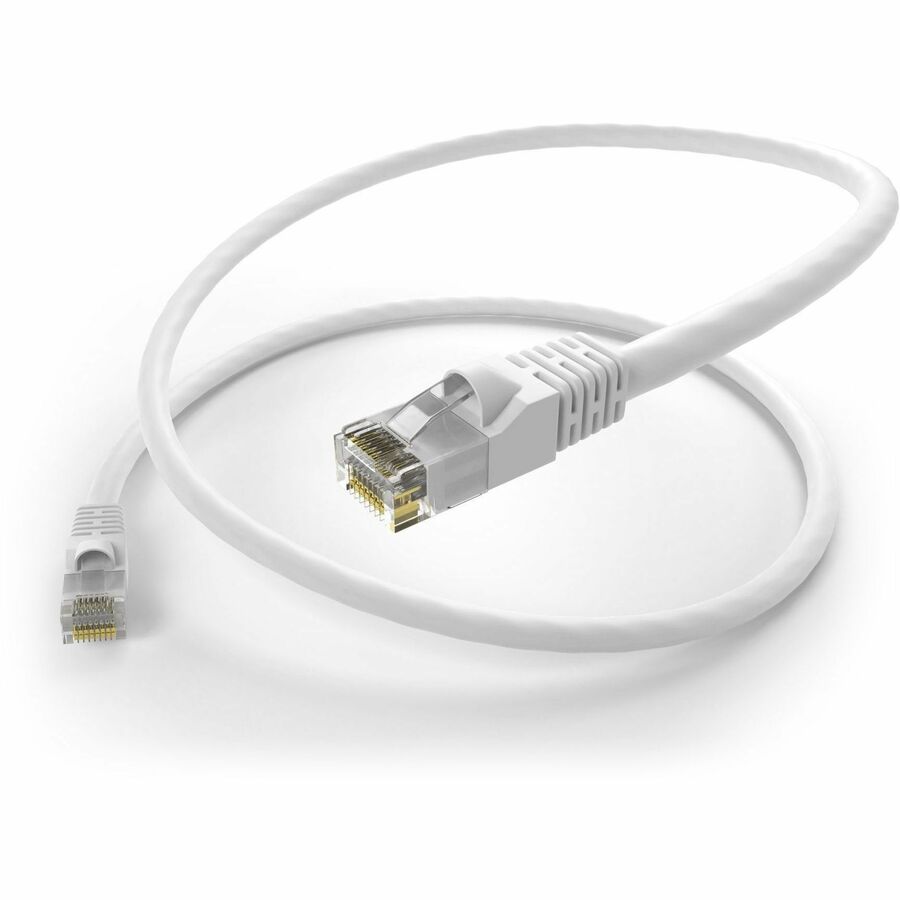 100FT CAT5E SNAGLESS UNSHIELDED (UTP) ETHERNET NETWORK PATCH CABLE WHITE - 100 F