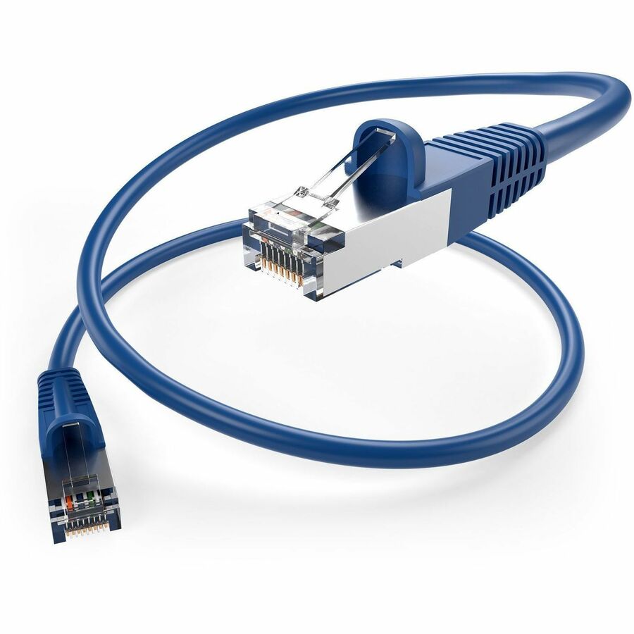 UNC GROUP 10FT CAT5E SNAGLESS SHIELDED (STP) ETHERNET NETWORK PATCH CABLE BLUE -