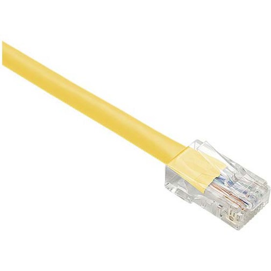 UNC CAT6 PATCH CABLE, 08 FT YELLOW WITH BOOTED. HIGH-PERFORMANCE CAT6 ETHERNET C