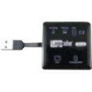 ZCLONE FLASH CARD READER FOR COMPACT FLASH MEDIA AND SD CARDS. CONNECT VIA ANY O