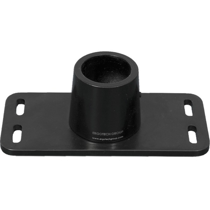 SLEEK BLACK SINGLE FLUSH MOUNT PLATE FOR A CLEAN, LOW-PROFILE SETUP. PROVIDES ST