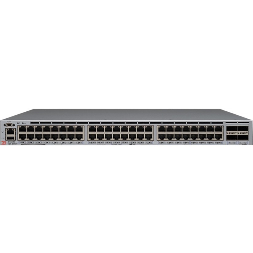 VDX 674048P SFP+ PORTS AND 4P QSFP+ ONLYNO OPTICS AC NON-PORT SIDE EXHAUST AIRFL