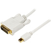 STARTECH Mini DisplayPort to DVI Adapter Converter Cable - 6 ft. (MDP2DVIMM6W)