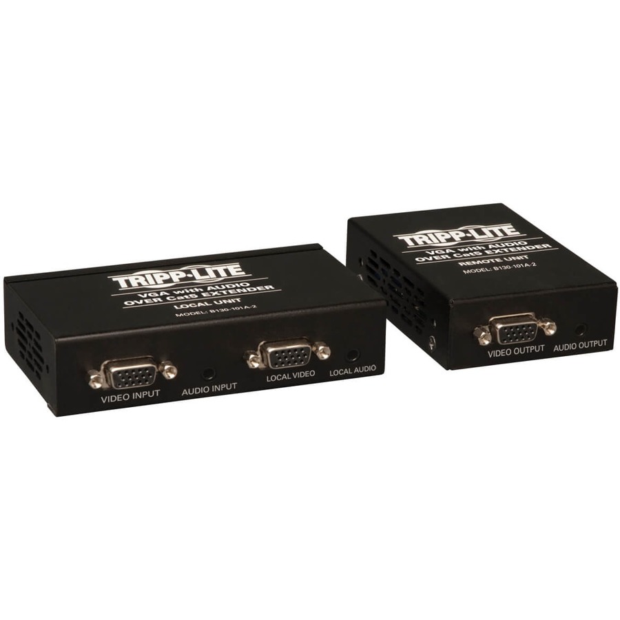 EATON TRIPP LITE SERIES VGA OVER CAT5/6 EXTENDER KIT, BOX-STYLE TRANSMITTER/RECE